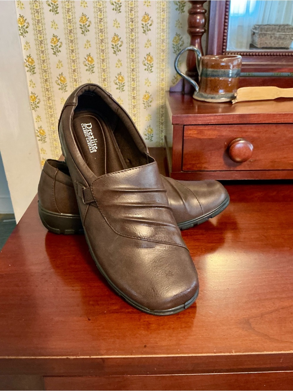 Women's Brown Slip-On Loafers - Casual Comfort